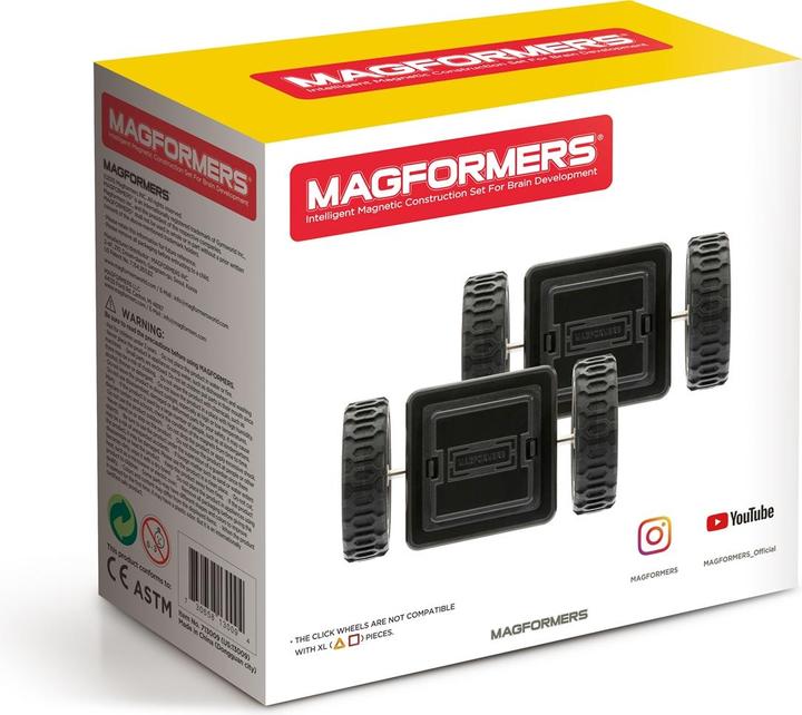 Actual product image Magformers Click-Wheels