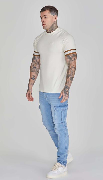Actual product image Siksilk Tech T-shirt in ecru (M)