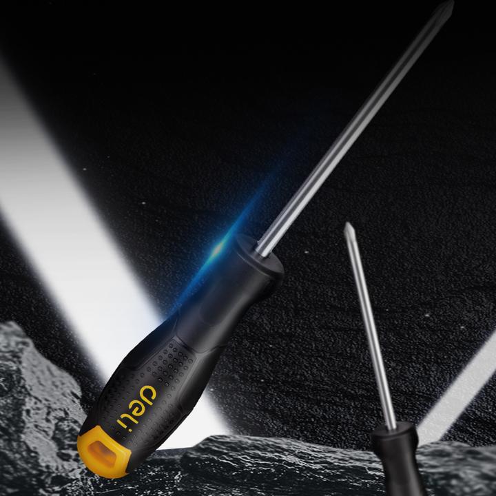 Image du produit Deli Tools Philips Tournevis PH2x150mm EDL626150 (noir) (Recouvrement cruciforme Phillipps (PH))