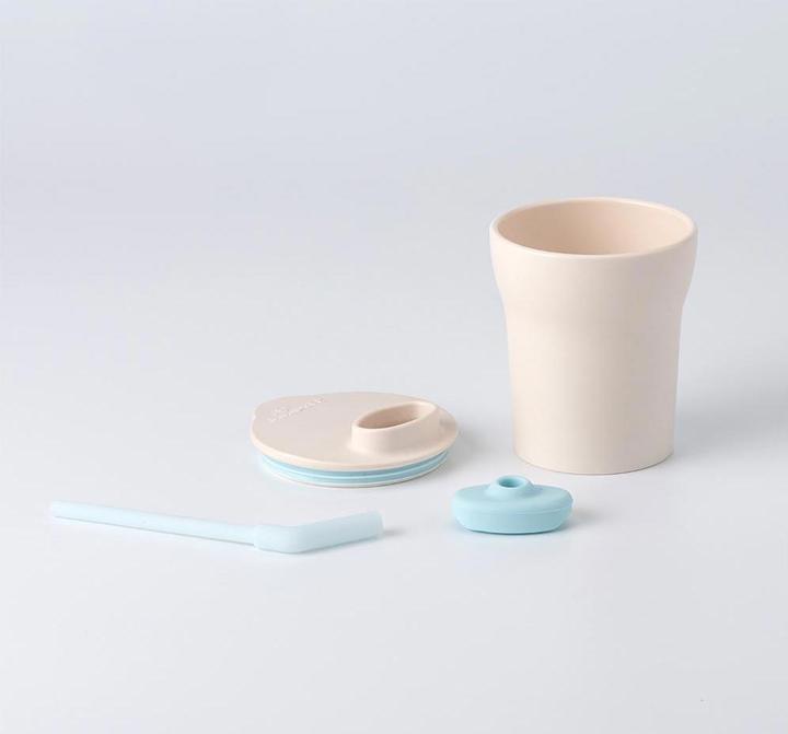Actual product image Miniware Cup Drinking Cup, Vanilla/Aqua