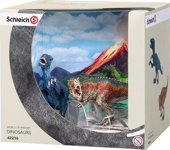 Produktbild Schleich T-Rex und Velociraptor klein