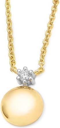 Breuning COLLIER - BRILL. 0,05 Ct. H/si (585, - Gold)