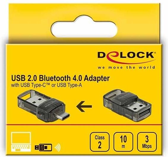Produktbild Delock USB Bluetooth Adapter 2 in 1 (Sender & Empfänger)