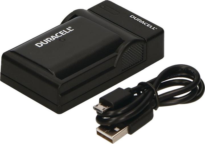 Actual product image Duracell Charger with USB cable for DRPBLF19/DMW-BLF19 (Camera battery charger)