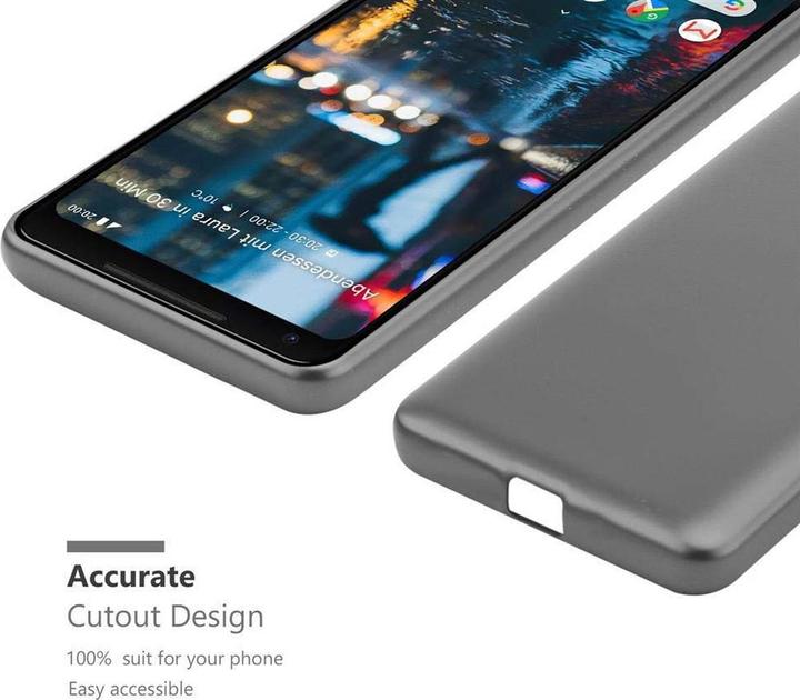 Image du produit Cadorabo Couverture métallique mate TPU (Google Pixel 2 XL)
