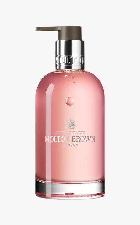Molton Brown Del Rhub & Rose HW Glass (Flüssigseife, 200 ml)