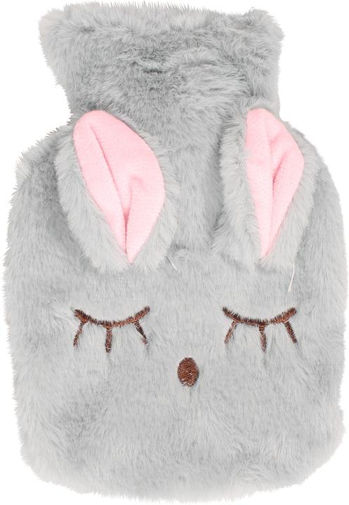 Produktbild PhoneLook Kleine mini Wärmeflasche mit niedlicher Hasen Hülle mit weichem Fell