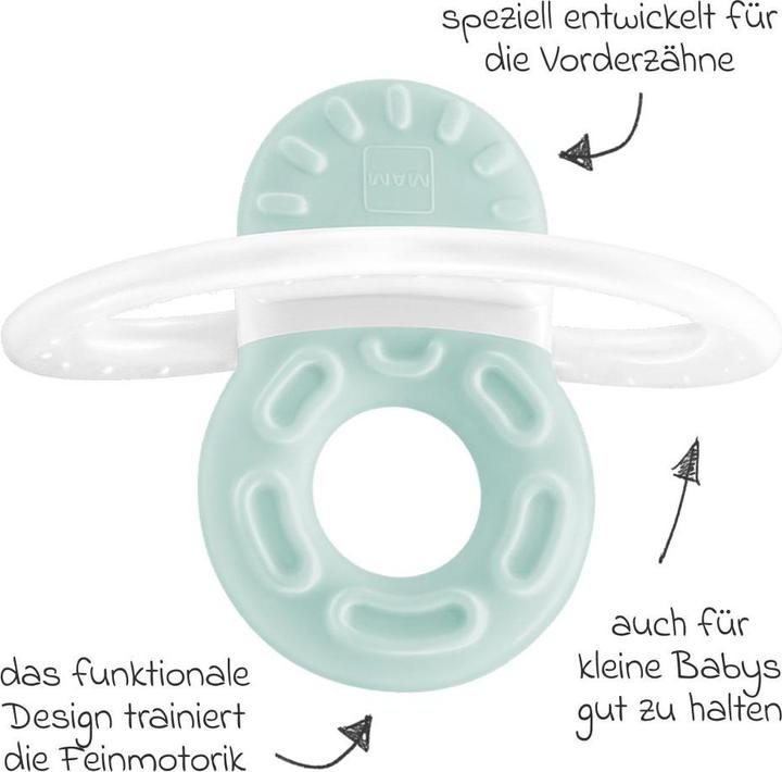 Actual product image MAM Beissringe & Zahnungshilfen Beissring Bite & Relax Phase 1 - MInt