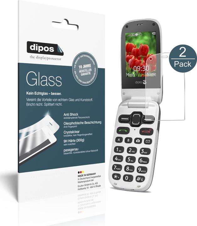 Image du produit Dipos Film de Protection d’écran Anti-Shock (2 pièce(s), Doro Secure 628)