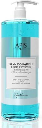 Apis Natural Cosmetics Optima Bath and Shower Lotion płyn do kąpieli i pod prysznic z minerałami z Morza Martwego 1000ml (1000 ml)