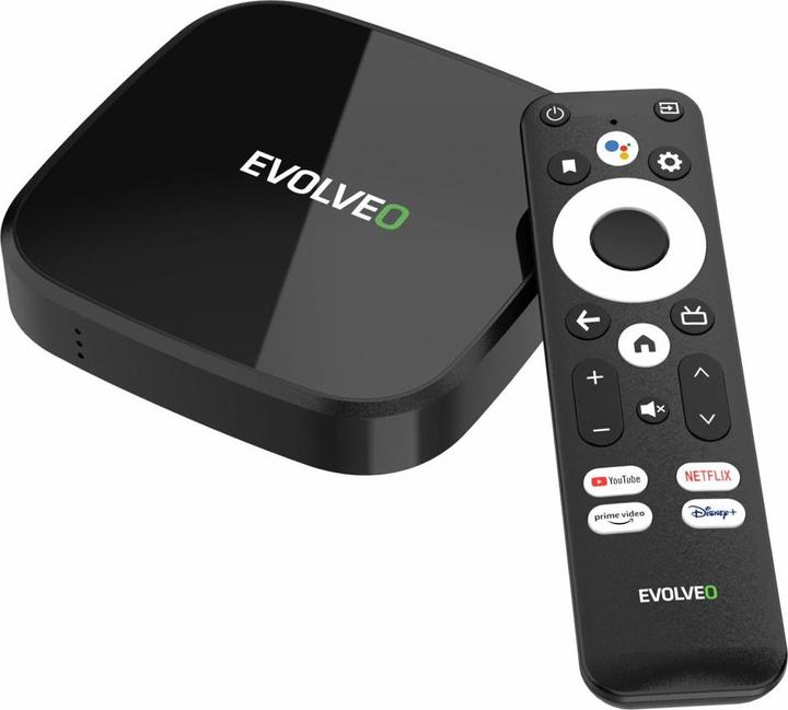 Produktbild Evolveo MultiMedia Box A4, 4k Ultra HD, BT,Wifi, 32 GB, Android 11 (32 GB, Android 11)