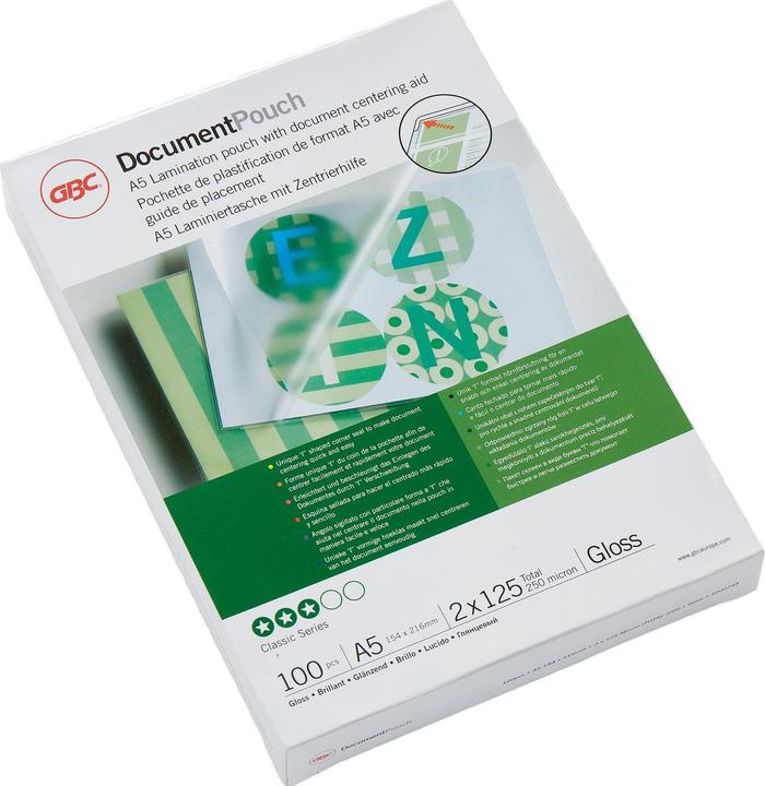 GBC Laminating foil (A5, 100 Piece, 125 µm)