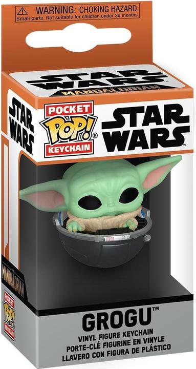 Actual product image Funko Star Wars: The Mandalorian POP! vinyl keyring 4 cm Grogu Display (12)