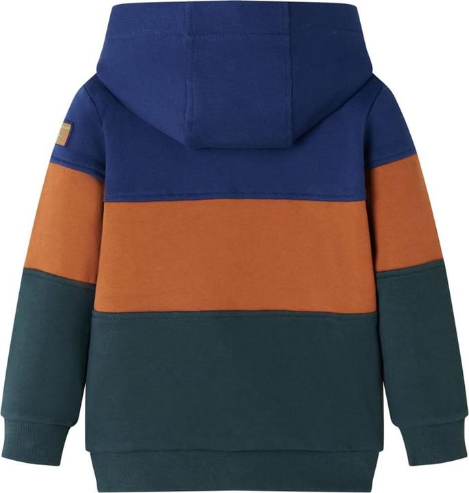 Actual product image VidaXL Children's hooded jumper with zip 116,Material (116)