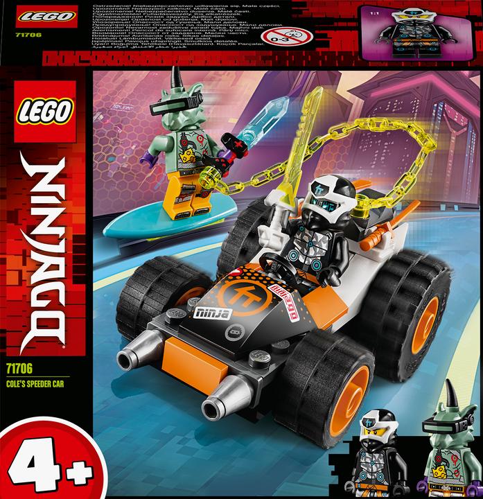 Actual product image LEGO Cole's speeder (71706, LEGO Ninjago)