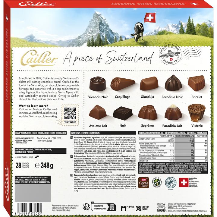 Actual product image Cailler Chocolates (341 g)