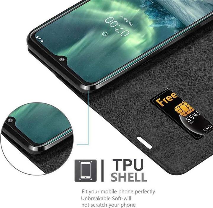 Produktbild Cadorabo Book Invisible Magnet Cover (Nokia 7.2)