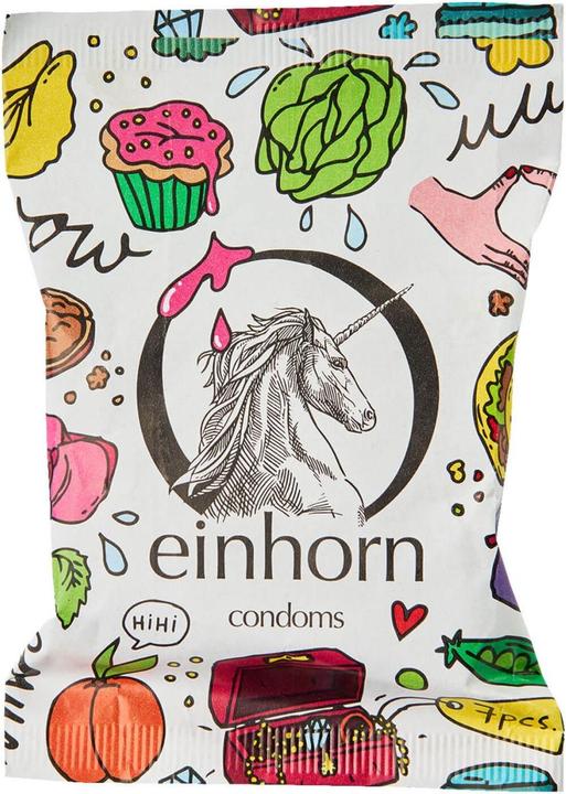 Einhorn Condoms Muschigegenstände (7 Stk.)