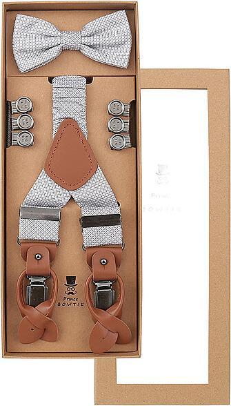 Produktbild Seidenfalter Hosenträger Set Knopf-Clips