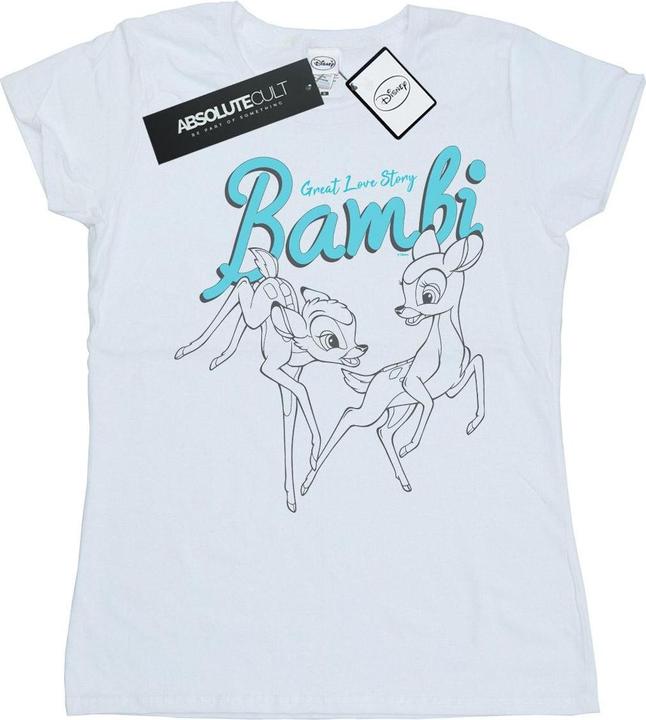 Immagine prodotto Disney Bambi Great Love Story Maglietta Donna (XL)