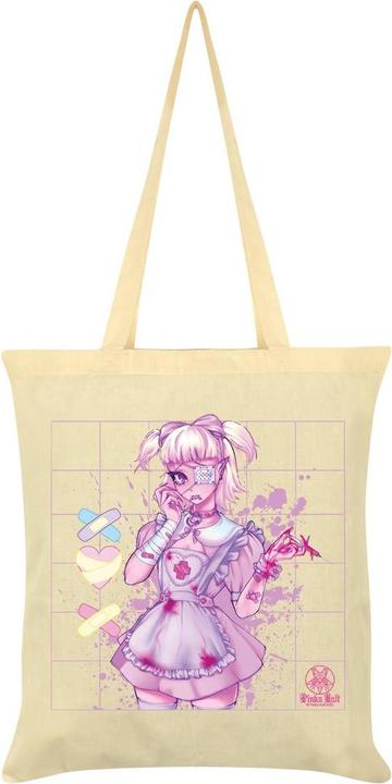 Actual product image Pinku Kult Fragile Tote Bag