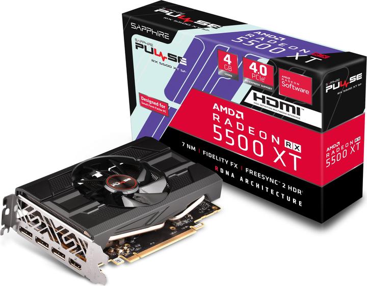 Actual product image Sapphire Pulse Radeon RX 5500 XT SF (4 GB)
