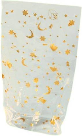 Produktbild Folia Bringmann 10 Zellglasbeutel 180x300 mm mit Weihnachtsdruck