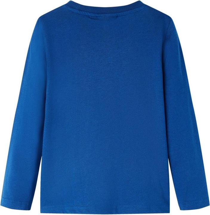Image du produit VidaXL T-shirt manches longues enfant bleu foncé 140,Matière : 100 (140)