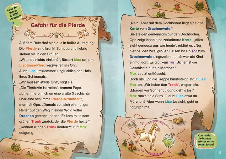 Produktbild JUNIOR – Einfach selbst lesen: Der geheime Drachenwald - (Lesestufe 1) (Deutsch, Sandra Grimm, 2024)