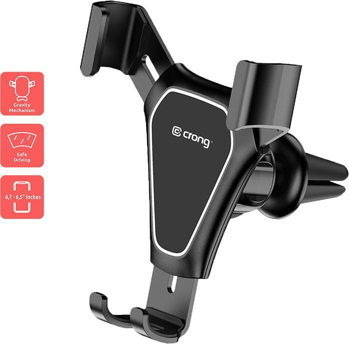 Immagine prodotto Crong Gravity Auto-Clip CRG-CH4-BLK Supporto per auto