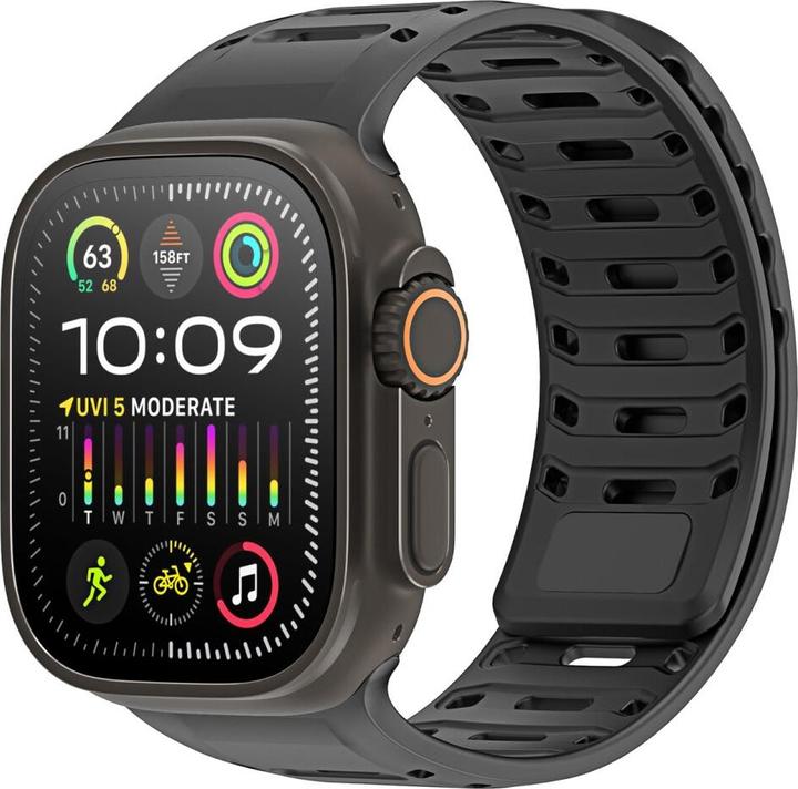 Actual product image Dux Ducis CS Armband (49 mm, 45 mm, 46 mm, 44 mm, 42 mm, Magnets, Silicone, Aluminium)