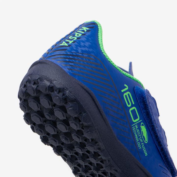 Immagine prodotto Kipsta Scarpe da calcio da bambino con chiusura a velcro - 160 Easy Turf blu (31)