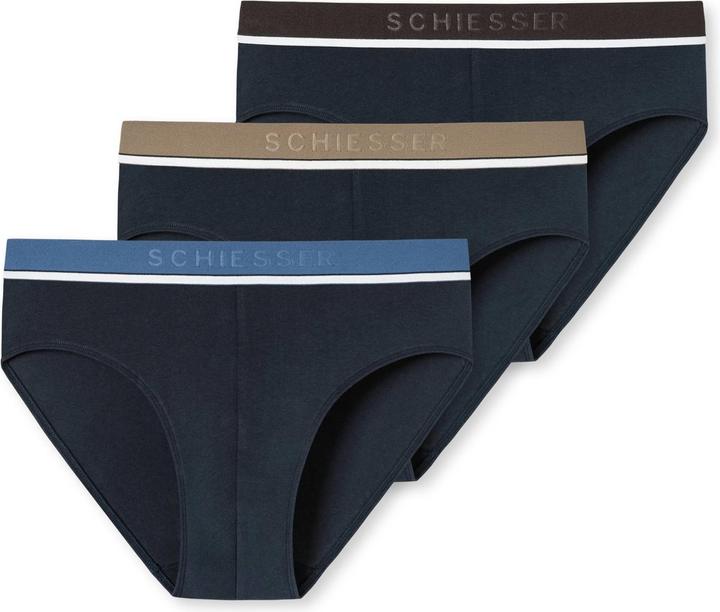 Immagine prodotto Schiesser Slip casual aderente alla figura 3PACK Rio Slip - 18138 (S, confezione da 3)