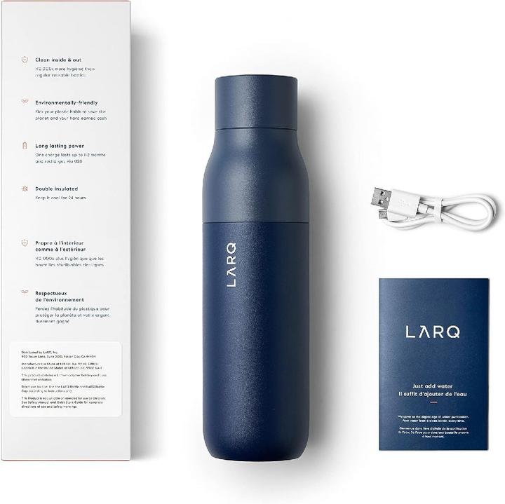 Image du produit Larq PureVis gourde isotherme avec LED UV-C intégrée (0.50 l)