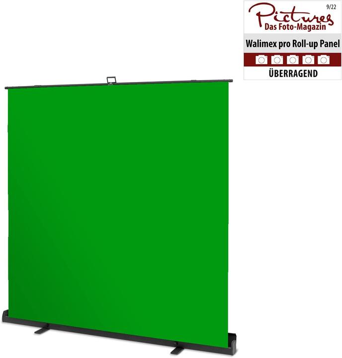 Immagine prodotto Walimex pro Pannello roll-up sfondo verde 210x220 (220 cm, 220 cm)