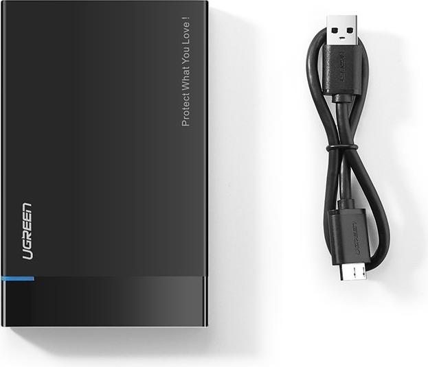 Actual product image Ugreen USB-A 3.0 to 2.5" SATA Hard Drive Enclosure (5Gbps) (2.5")