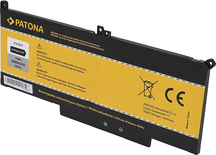 Actual product image Patona Battery Dell F3YGT (4 Cells, 5800 mAh)