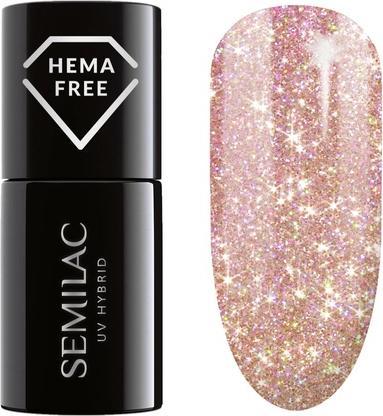 Actual product image Semilac UV Nail Polish Hybrid 243 Sea Star 7ml (243 Sea Star, UV gel varnish)