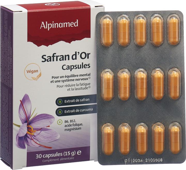 Produktbild Alpinamed Safran (30 Stück, Kapseln, 100 g)