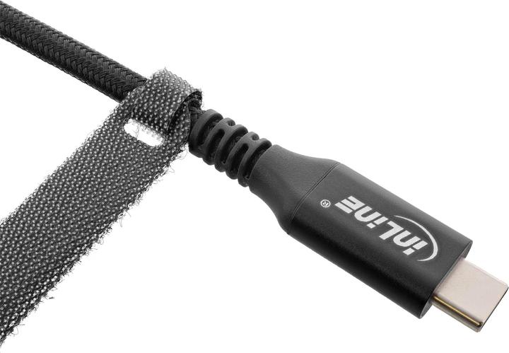 Image du produit InLine Colliers de serrage à Velcro avec languette 12x125mm (Serre-câbles velcro, 125 mm, 10 pcs)