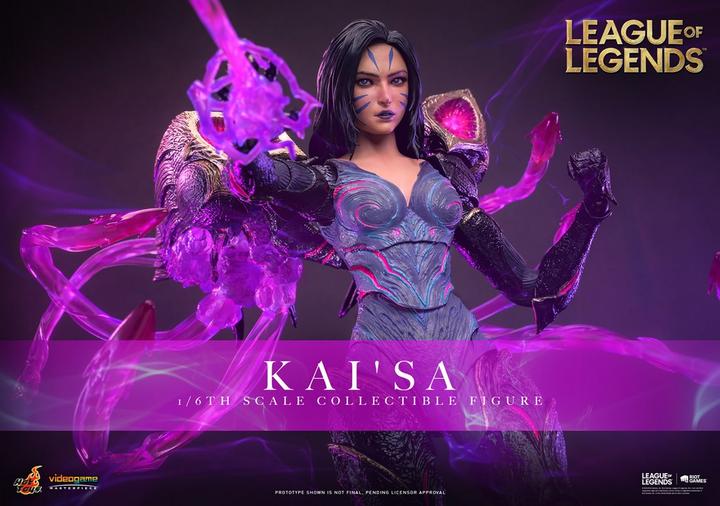 Actual product image Hot Toys League of Legends figurine Video Game Masterpiece 1/6 Kai'Sa 29 cm
