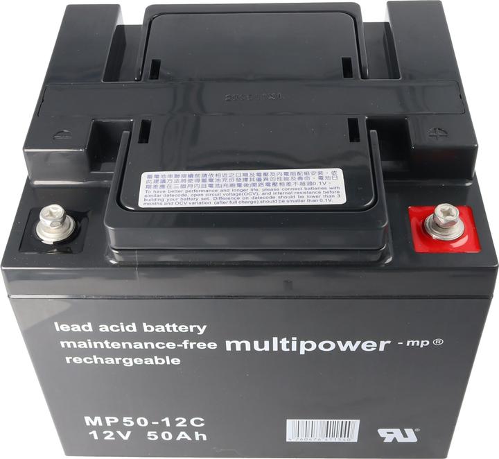Actual product image Multipower MP50-12C long service life and low self-discharge (12 V, 50 Ah)