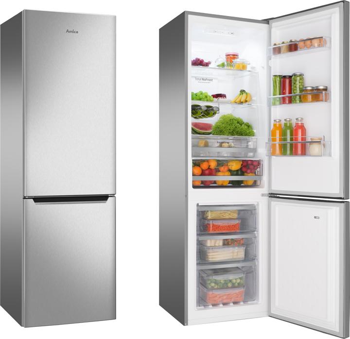 Actual product image Amica Fridge-freezer combination KGC 15494 E WxHxD 54.5 x 180 x 59 cm Fridge compartment 180 l (Stand-alone, 180 l)