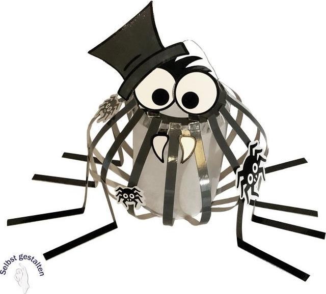 Actual product image Tib Lanterns craft set spider black