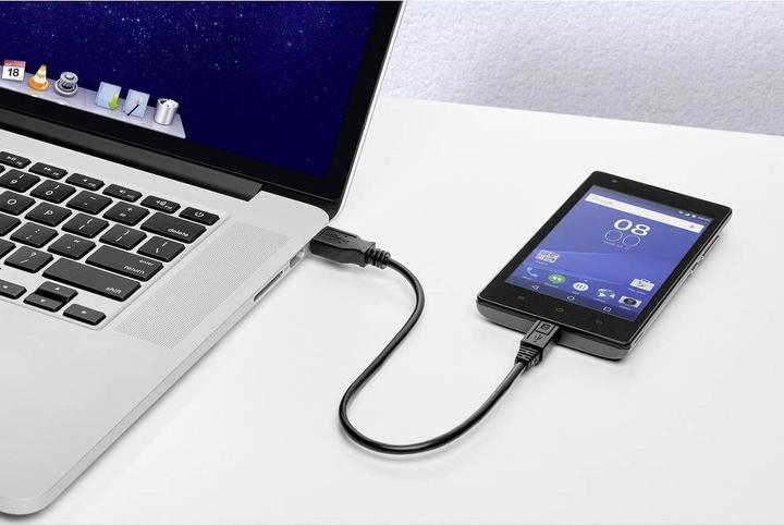 Produktbild Renkforce USB 2 Anschlusskabel A/Micro-B 0.3 m (0.30 m, USB 2.0)