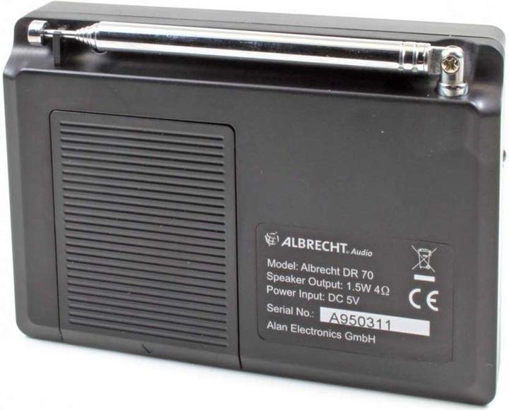 Actual product image Albrecht Dr 70 (DAB+, FM)