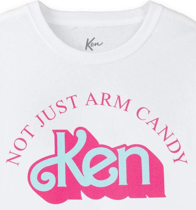 Produktbild Barbie Mens Not Just Arm Candy Ken Retro TShirt mit kurzen Ärmeln (M)