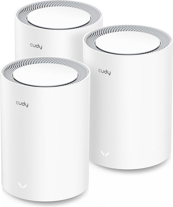 Image du produit Cudy M1800 3-pack Dual-band ( / ) Wi-Fi 6 (802.11ax) White 1 Internal