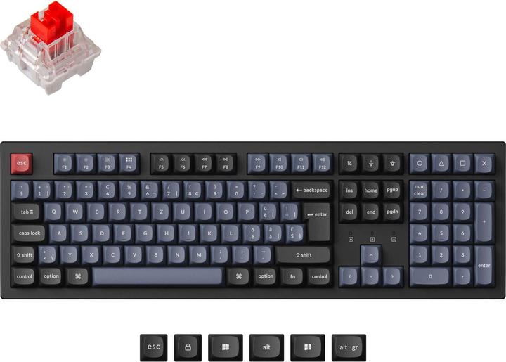 Immagine prodotto Keychron K10 Pro (CH, Cablato, Senza fili)