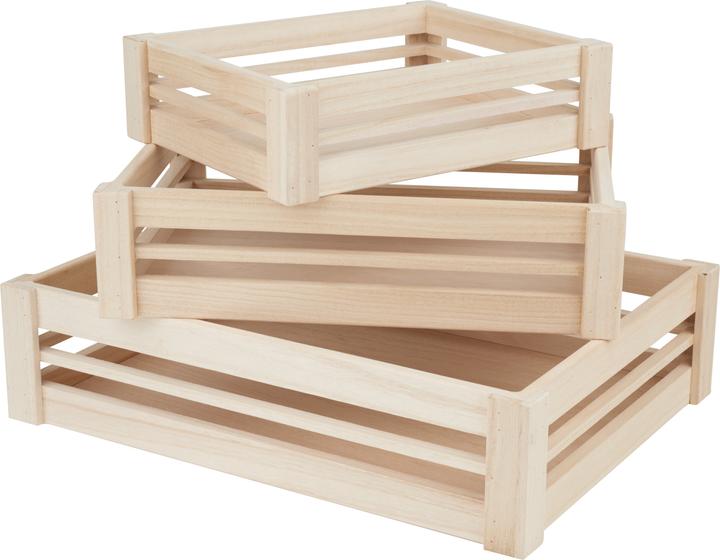 Immagine prodotto VBS Scatole di legno, piatte, set di 3